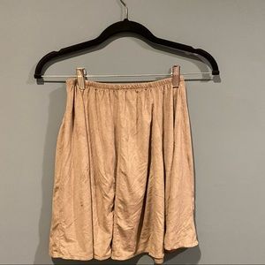 Brandy Melville Suede Skate Skirt